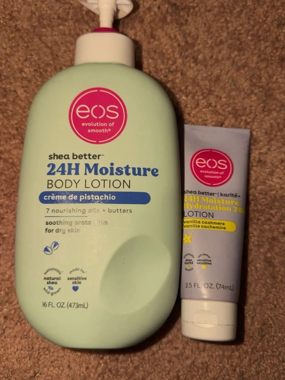eos Shea Better 24H Moisture Body Lotion - Pistachio Green